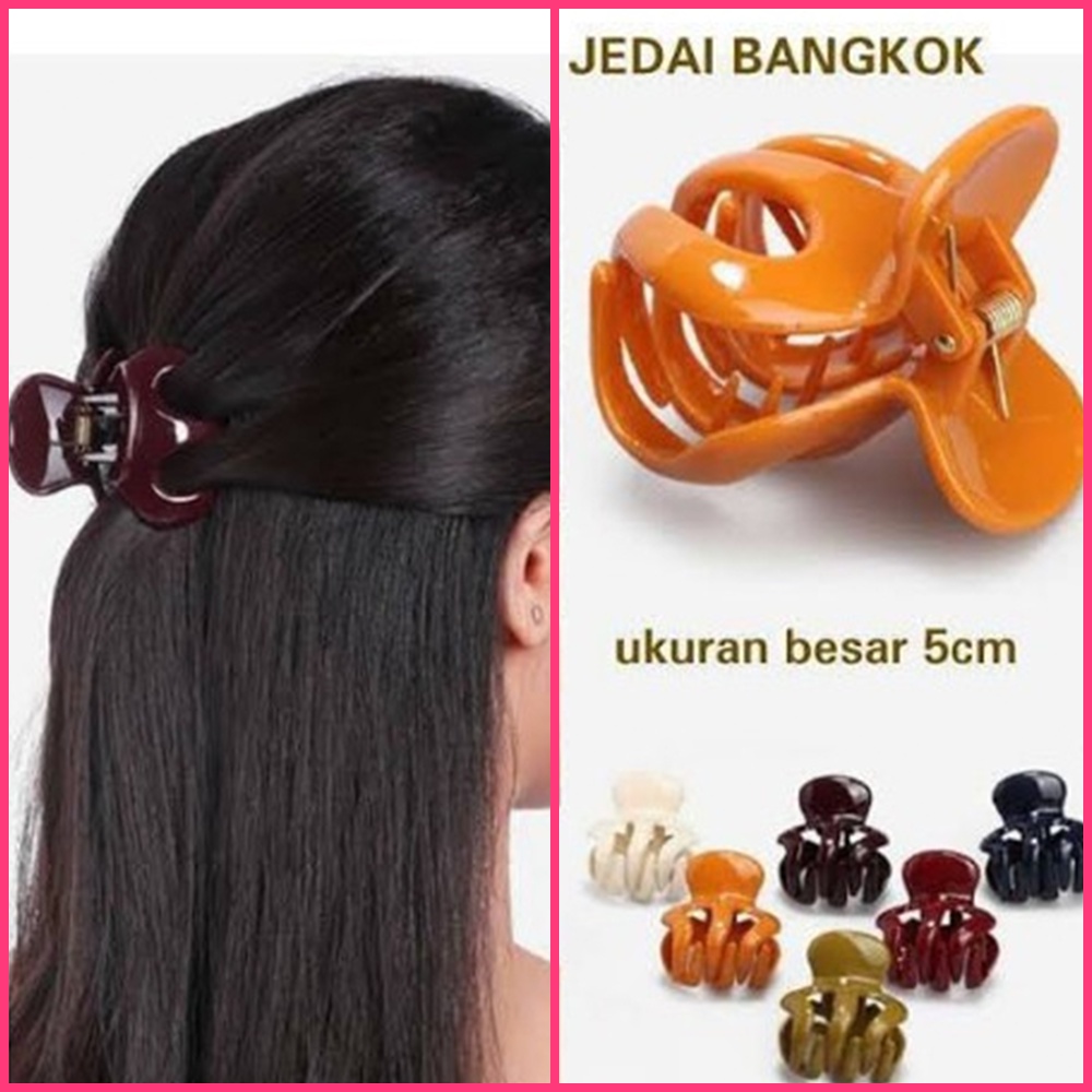 [Check Out 1000] Jepit Rambut /JEDAI Jepitan Rambut 5cm Bahan Tebal / Jepitan Badai - Hair Stylish