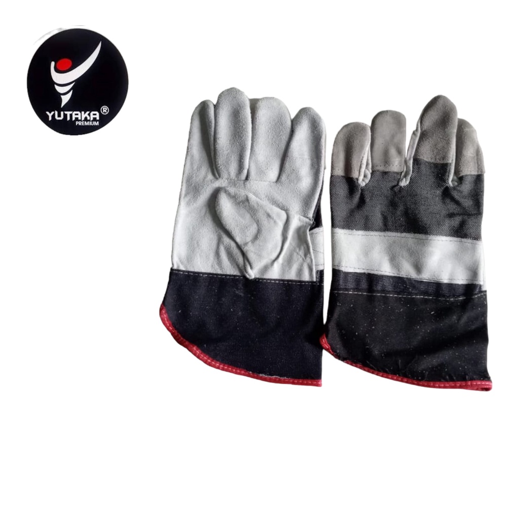 SARUNG TANGAN KOMBINASI CRUSTING mulus WELDING GLOVE KWL KRASTING