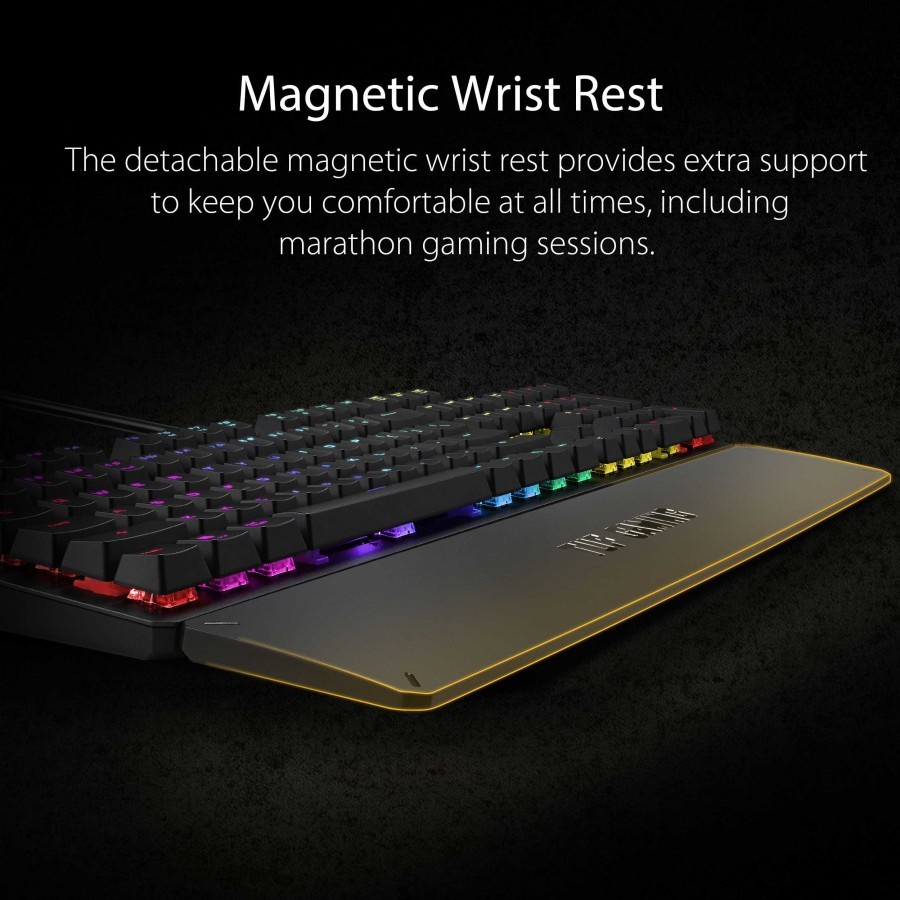 KEYBOARD ASUS TUF GAMING K3 (BLUE Switch) | RGB Mechanical Gaming