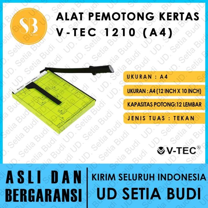 

Alat Pemotong Kertas V-Tec VT-1210 A4 HOT PROMO