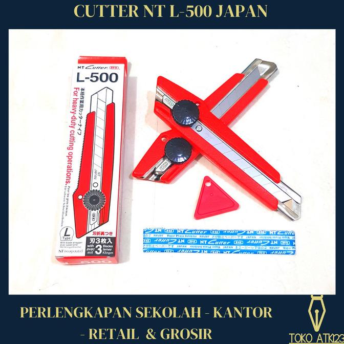 

Cutter / Pemotong Kertas / Pisau Cutter Merk NT iL-500P SALE