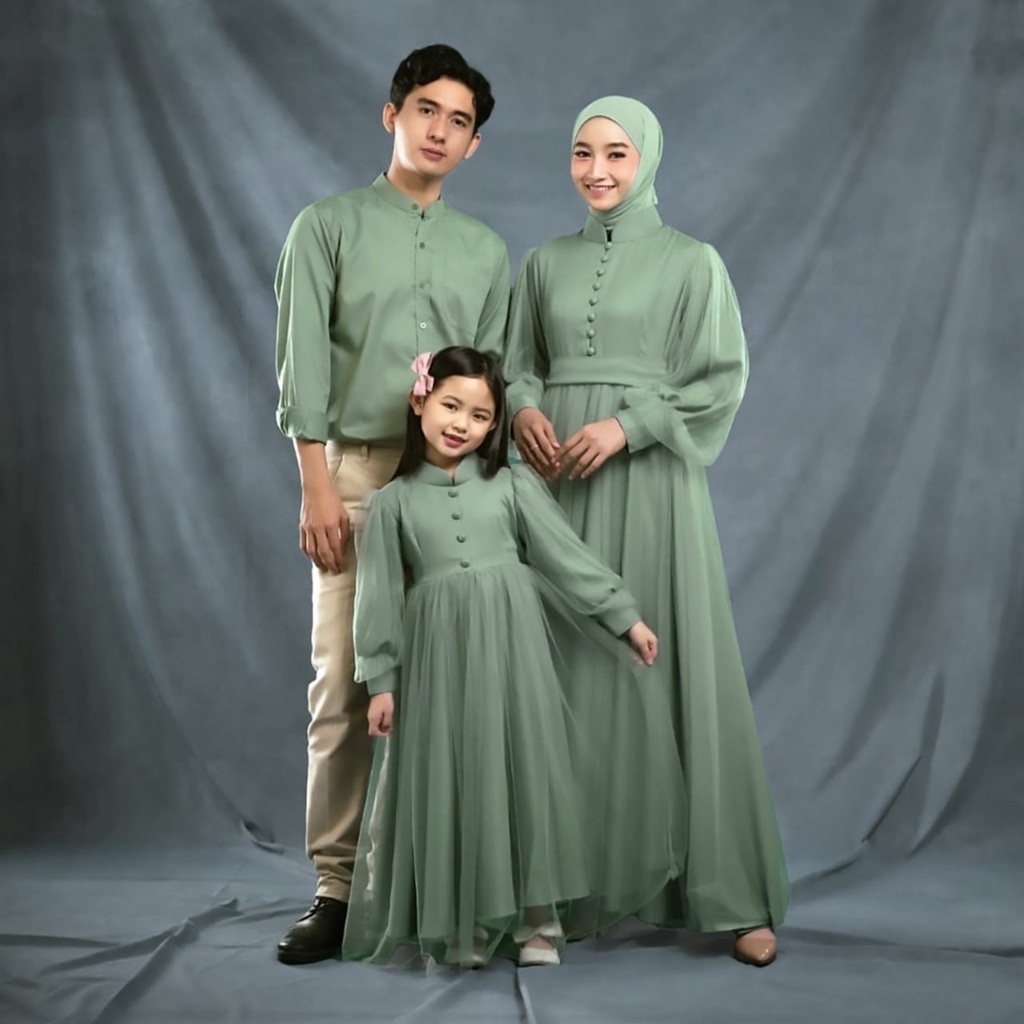 Baju Couple Keluarga Edisi Lebaran 2023 - CP Family Mekah baju couple kelurga model terbaru bahan fu