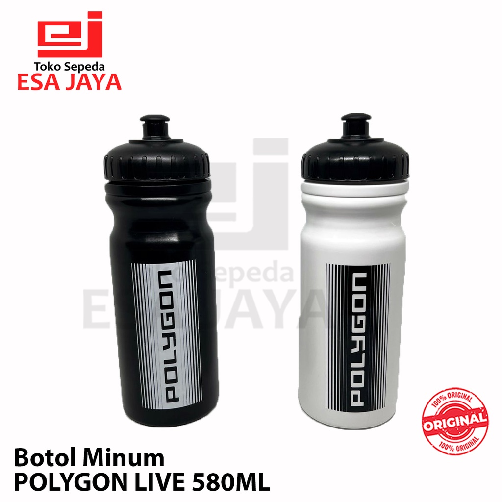Botol Minum Sepeda Polygon LIVE 580ml BPA Free Original