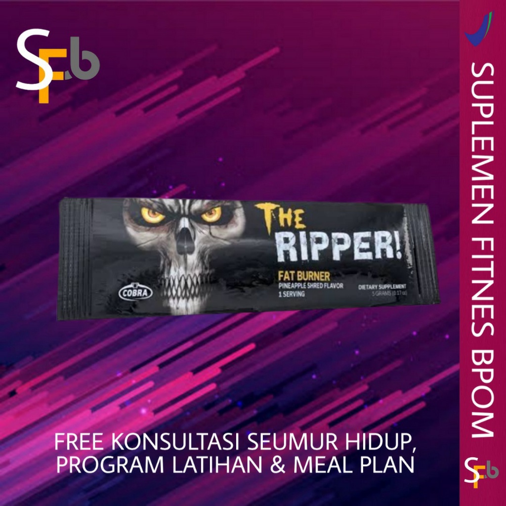 The ripped pre workout fat burner 1 sachet