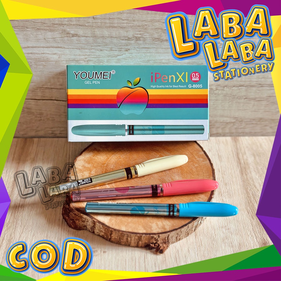 

LabaLabaStationery Pulpen Gel Termurah iPen / Apple Pen / Gel Pen Apel (LUSIN)