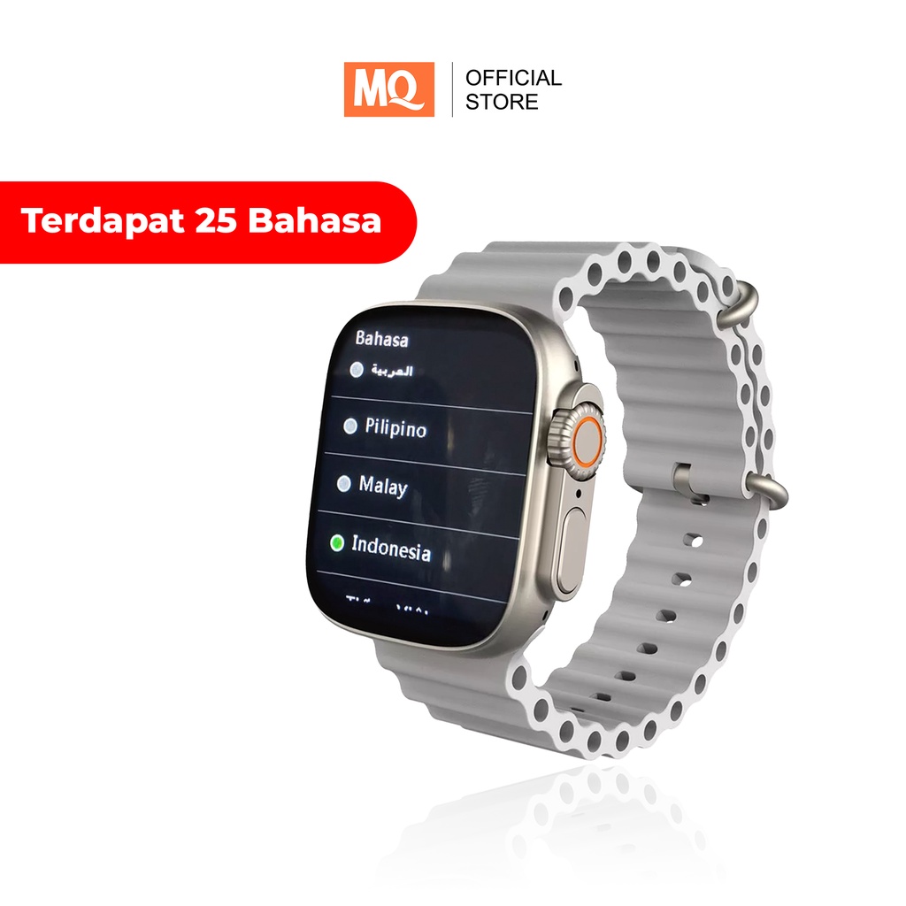 MQ Smartwatch MB8 Plus Ultra Pro Bluetooth V5.2 Full Touch Screen 2.02 inch Wireless Charging