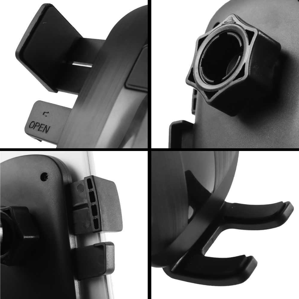Phone Holder Air Vent One Button Release Flexible Rotation Sandaran Handphone Mobil Fitur Rotasi 360 Derajat