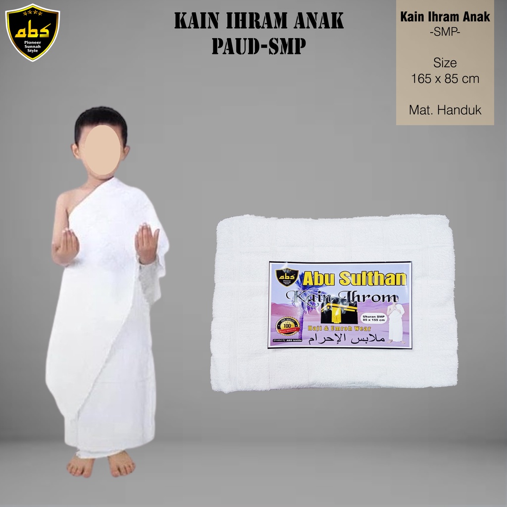 Kain ihram TK Kain Ihram SD Kain Ihram SMP ihrom premium