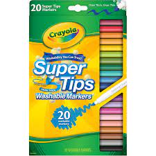 

Crayola Washable Super Tips Fine Line Markers - 20 / Crayola set 20