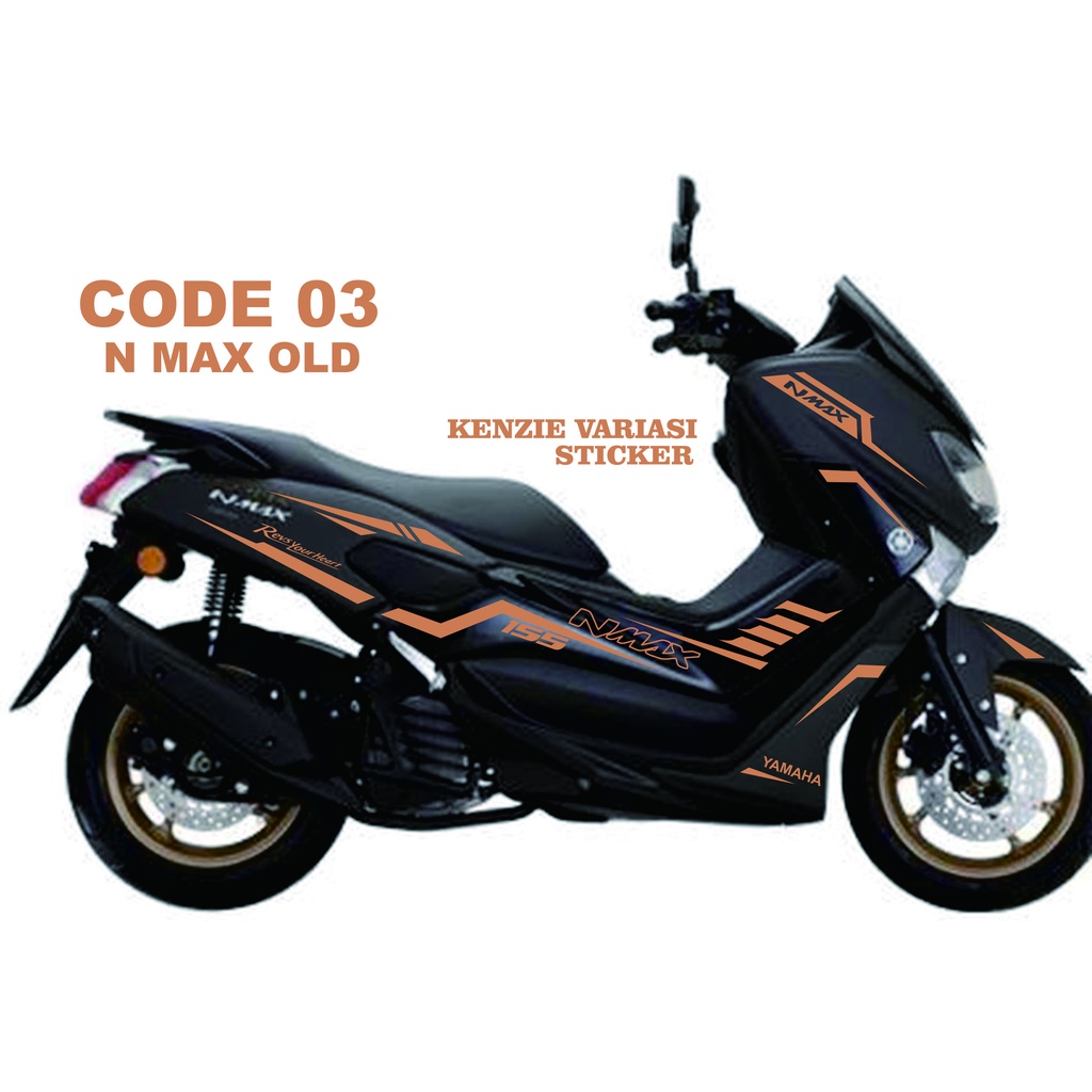 AKSESORIS YAMAHA N MAX, Stiker Cuting Striping List Body VARIASI MOTOR YAMAHA Nmax lama  #03