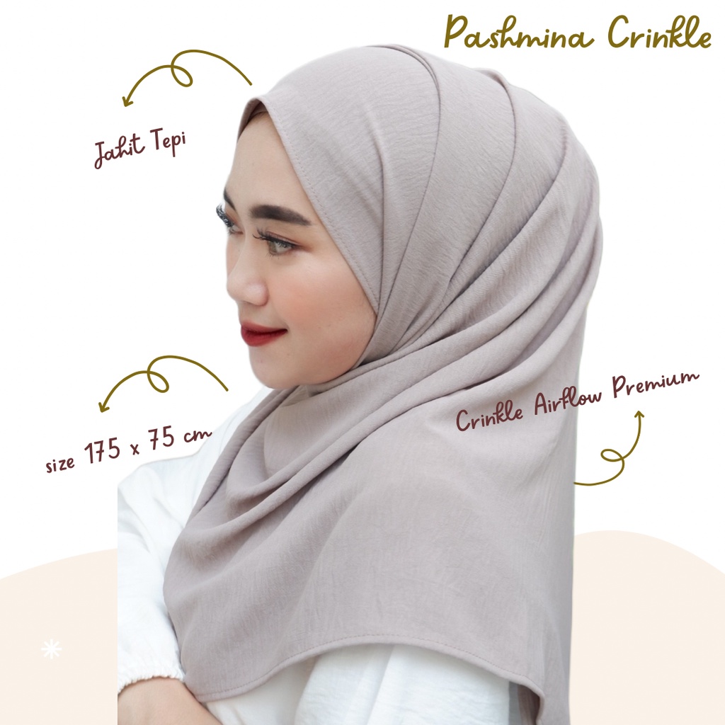 PASHMINA CRINKLE AIRFLOW COTTON SHAWL PREMIUM