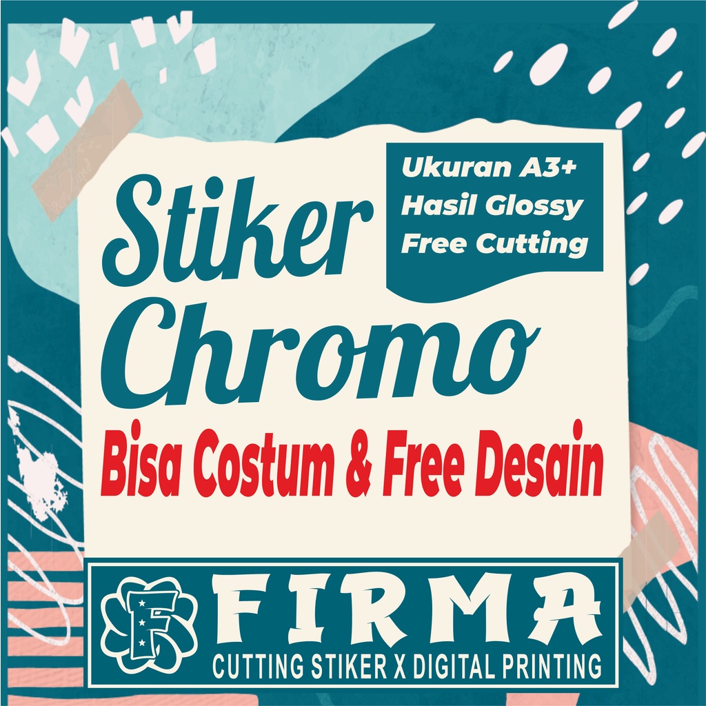 

STIKER CHROMO / Stiker Label / Stiker Produk Ukuran A3+