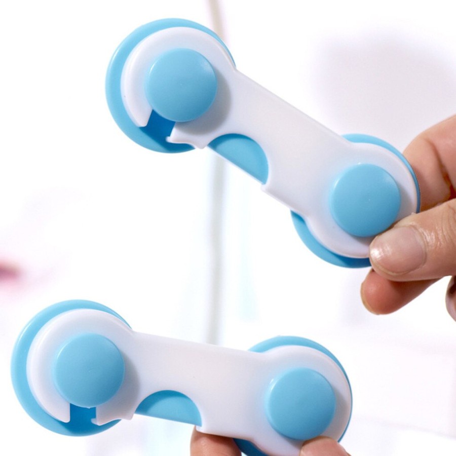Kunci Pengaman Pintu Laci Safe Lock Pengait Pintu Lemari Kulkas Safety Lock Baby Protector Pengaman Bayi