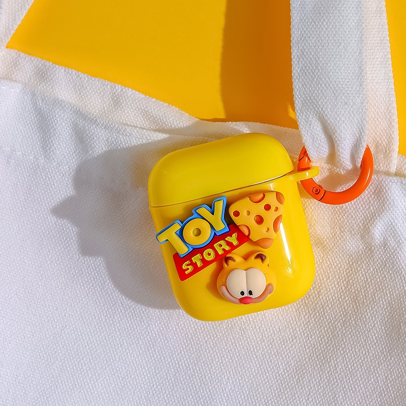 Airpods Case Untuk Apple Airpods 1 2 3 Pro Pelindung Earphone  Silikon Motif Poor Bear Garfield