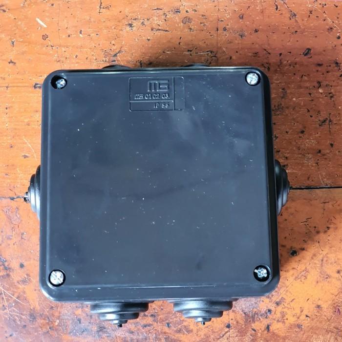 Terlaris Duradus Mg 100X100X50 Ip55 Hitam / Junction Box 100X100X50 Black