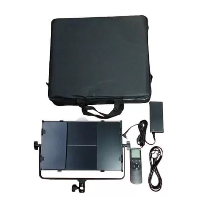 Fotoplus LP400 Video Light Bi-Color with Barn Door