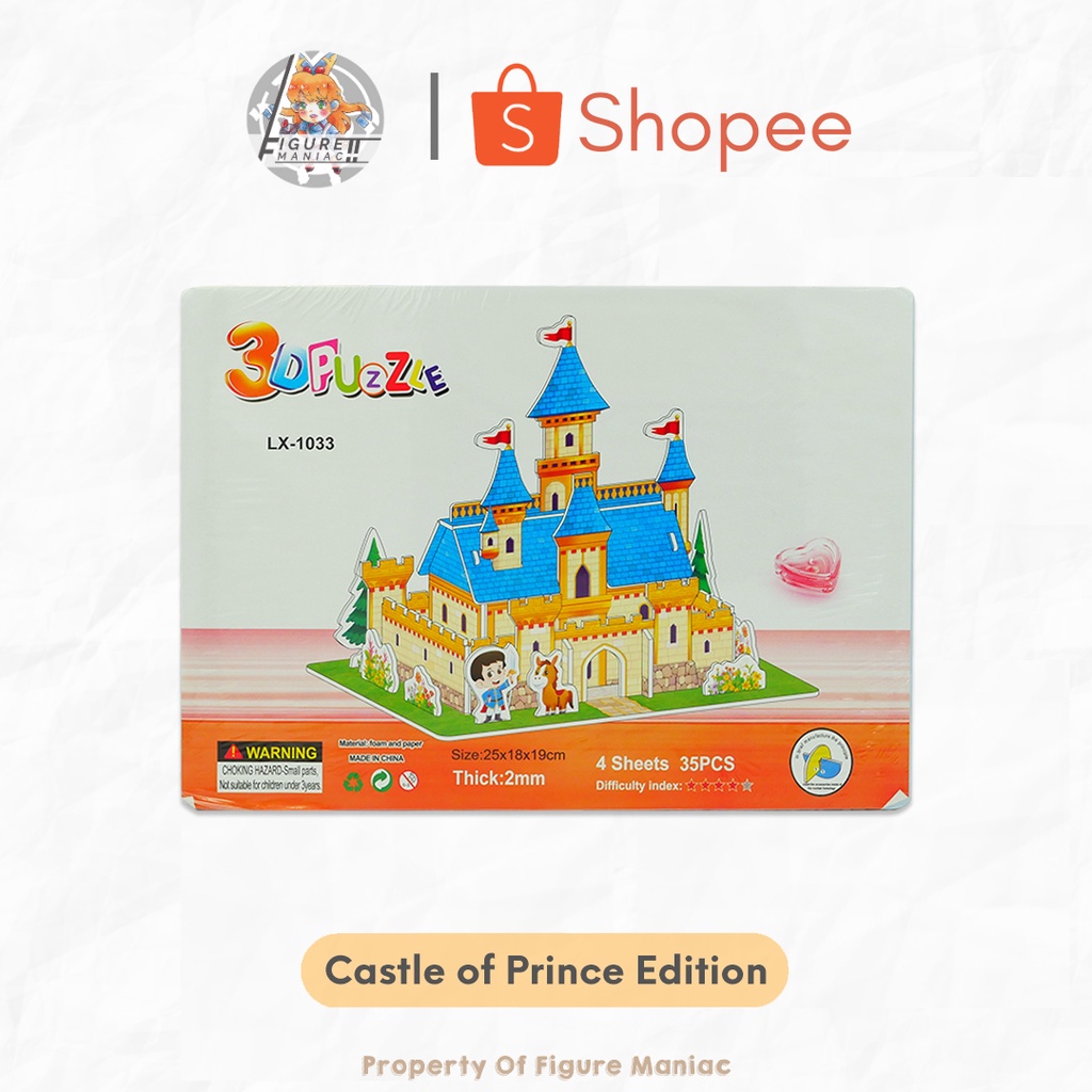 Figure Maniac - Mainan anak puzzle 3D mainan anak Edukatif Mainan Puzzle Puzle anak Mainan Anak Murah