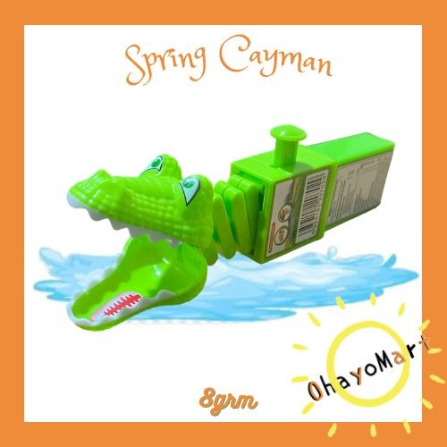 

Juqi Spring Cayman Candy / Mainan Capitan Buaya Lucu isi permen 8grm