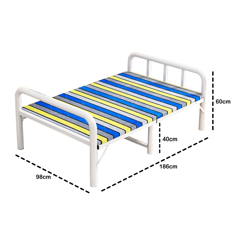 Ranjang Lipat besi Tempat tidur lipat multifungsi portable Folding Bed ZDC-1