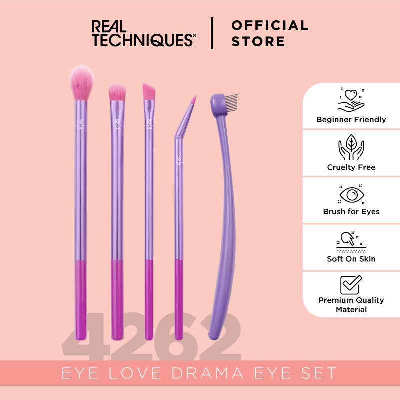 Real Techniques 4262 Eye Love Drama Eye Set