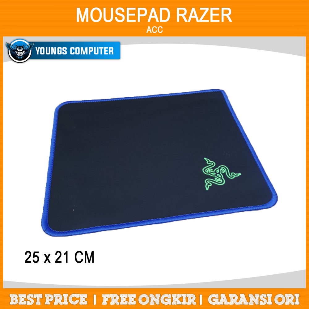 Mousepad Jahit Pinggir Mouse Pad Gaming Logo 25 x 21cm