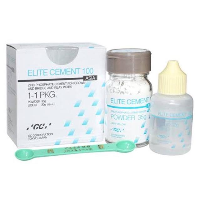 Limited✅⭐-Alice dental GC elite cement mini pack zinc phospate semen zinc fosfat phospat lem crown g