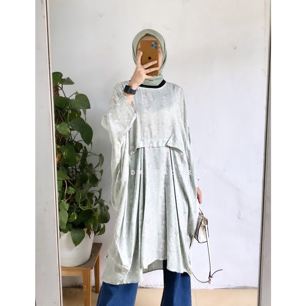 Kaftan Jumbo Motif Tunik LD 212 Tunik Kaftan Motif Kaftan Katun Rayon adem by Dazproject