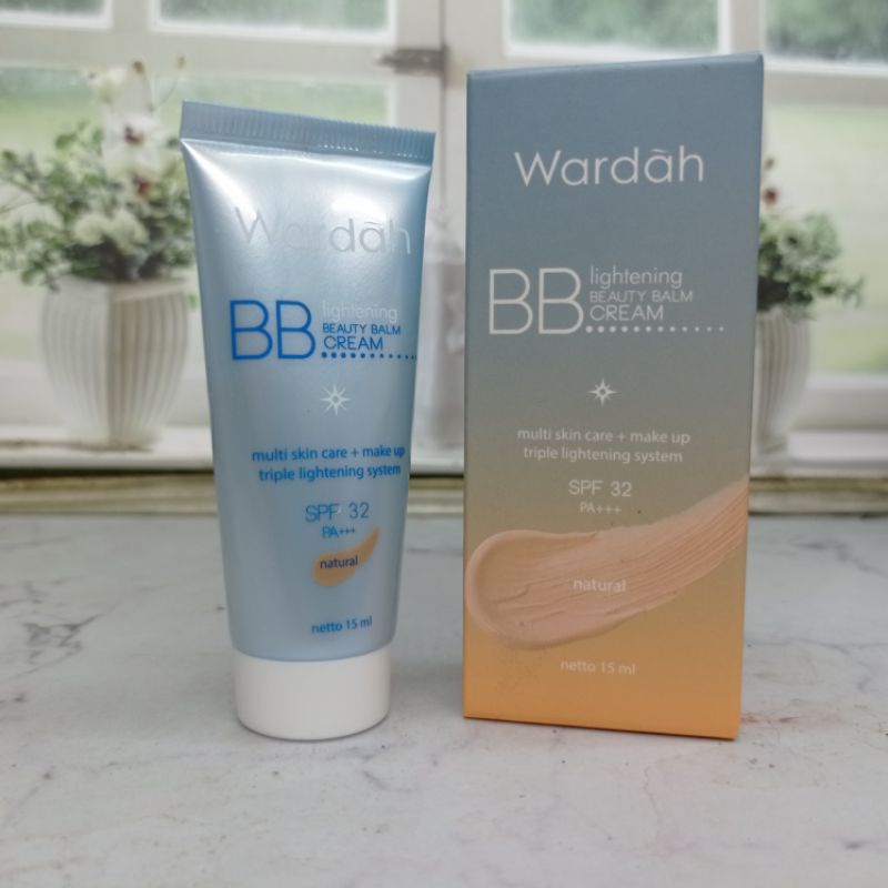 BB Cream Lightening 15 ml Wardah 2 Varian Natural/light