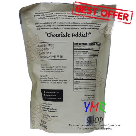 

Healty Cookies Blackmond By Ladang Lima - 180 Gr