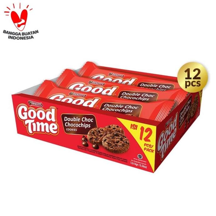 

Good Time Cookies Double Choc Singles - Pack (12 Pcs) Dapat 2 Pack