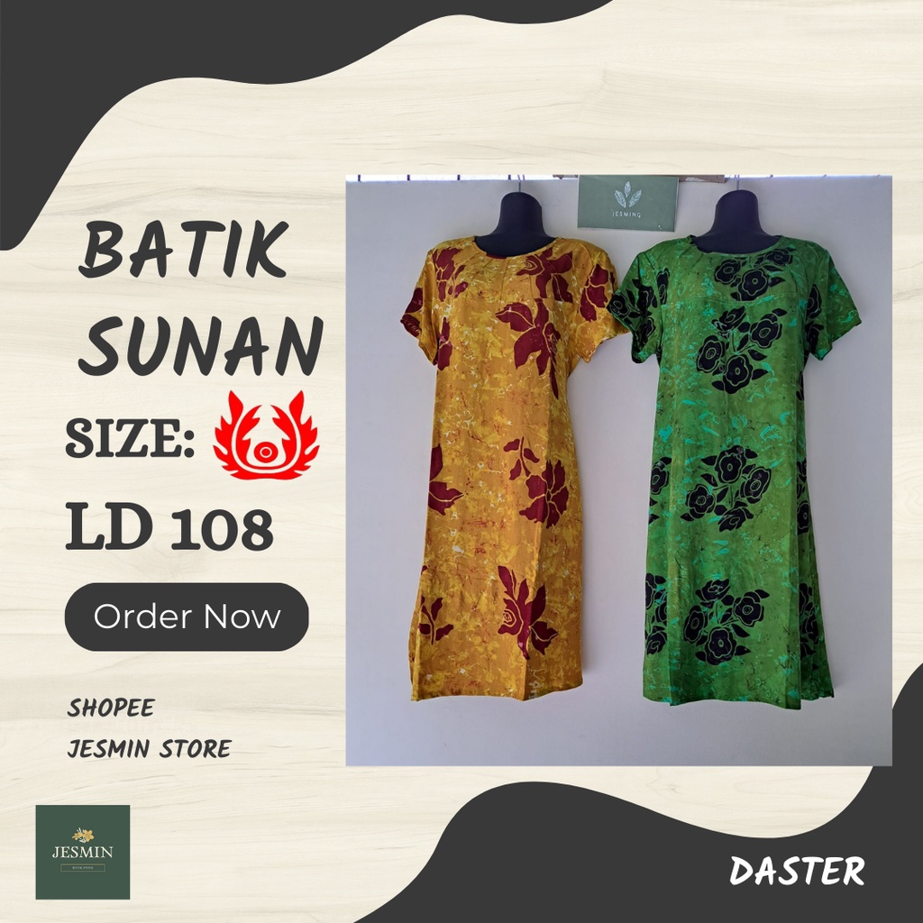 Daster Tangan Batik Sunan Model DA384