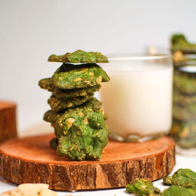 

Oatmeal Cookies - Matcha Almond (225 Gr)