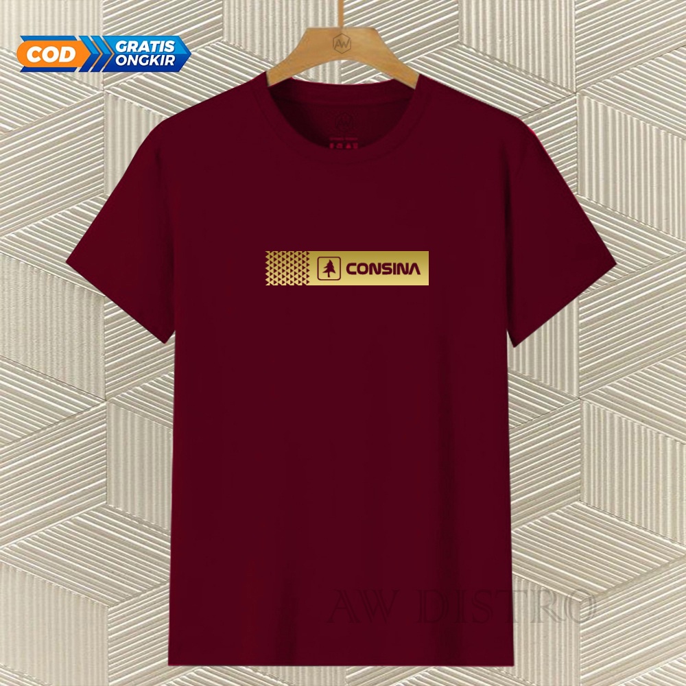 COD Baju Kaos Distro Csn Keren Text Gold Premium Quality Lengan Pendek