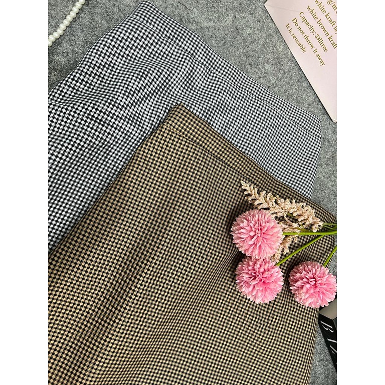 Cherry_ Skirt A line vintage PREMIUM | rok kotak wanita korea | rok span wanita