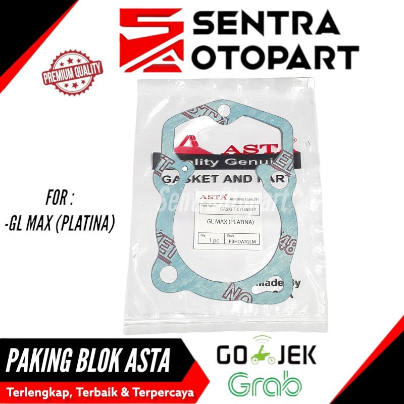 perpak blok silinder bawah GL max platina GL125 asta