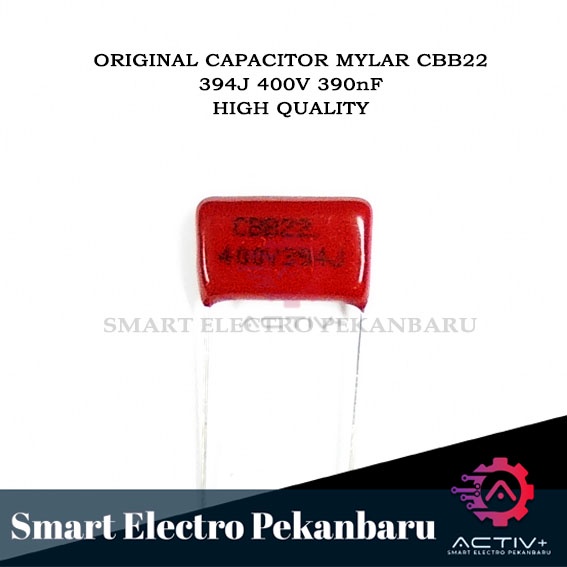 ORIGINAL CAPACITOR MYLAR 394J 400V 0.39uF 390nf CBB22 Capasitor 394J 400V Cbb22 0.39 UF 394 j 400 V 