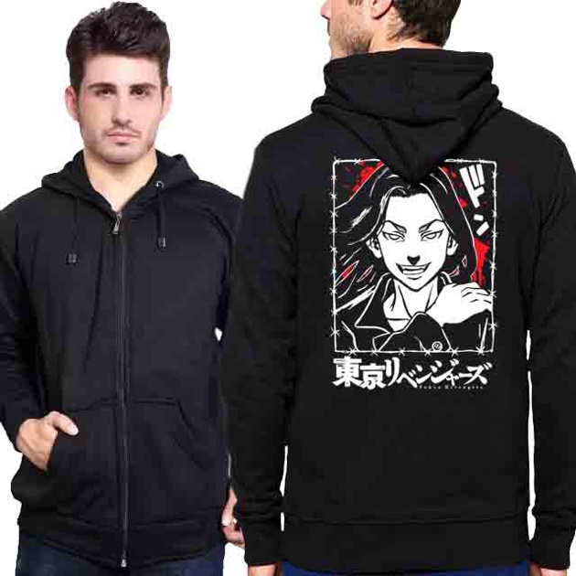 Jaket Hoodie Tokyo Revengers Hoodie Ritsleting Bahan Katun Fleece NEW ZIPPER HOODIE COTTON SKU-73576