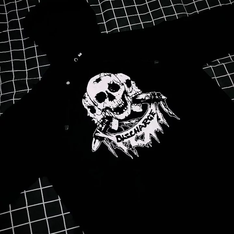 HOODIE DISCHARGE / KAOS BAND / MERCH BAND / DISCHARGE / DBEAT PUNK / CRUSTPUNK