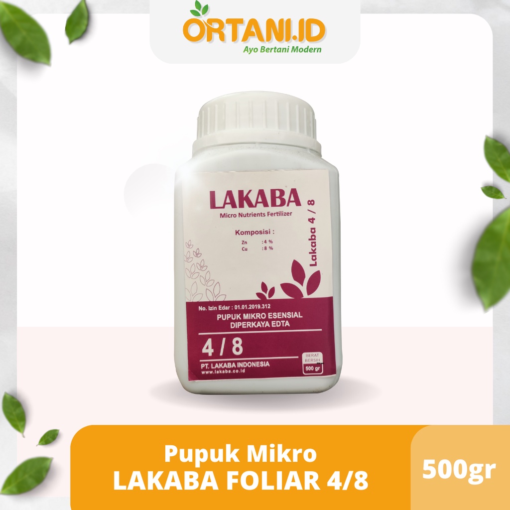 [TERLARIS] Pupuk LAKABA FOLIAR 4/8 (Zn/CU) Pupuk Sawit, Pupuk Mikro, Nutrisi Mikro, Pupuk Hortikultu