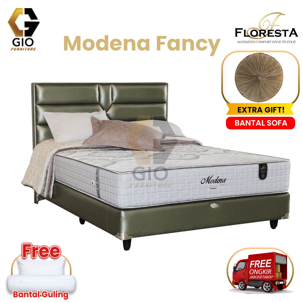 Kasur Floresta Modena / Floresta Springbed Mattress Modena (Full Set Mattress + Divan + Headboard + 