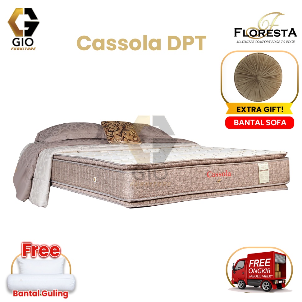 Kasur Floresta Cassola Double Pillow Top / Floresta Springbed Mattress Cassola Double Pillow Top ( H