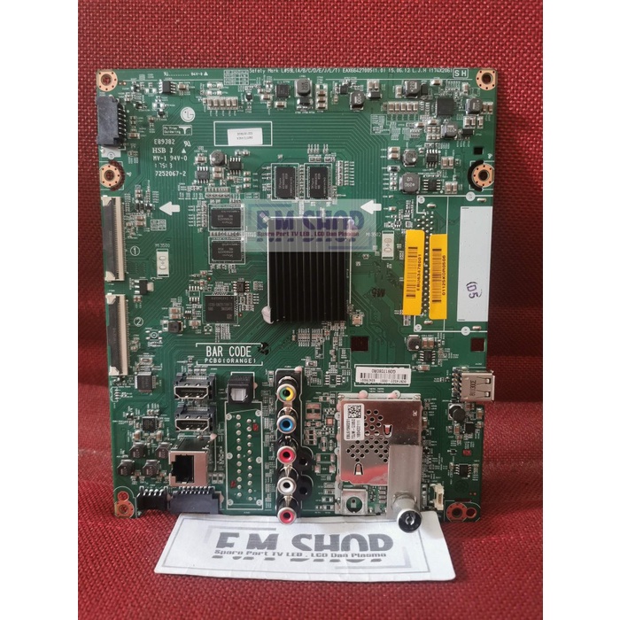 Mesin TV LG 43UF680T - Mobo MB Mainboard TV LG 43UF680 T
