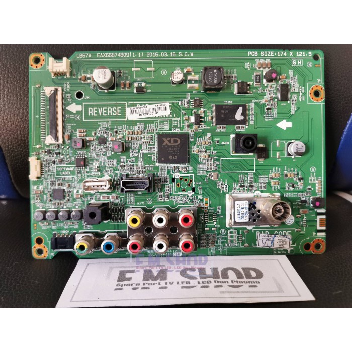 Mesin TV LG 49LH511T TE - Mobo MB Mainboard TV LG 49LH511 T