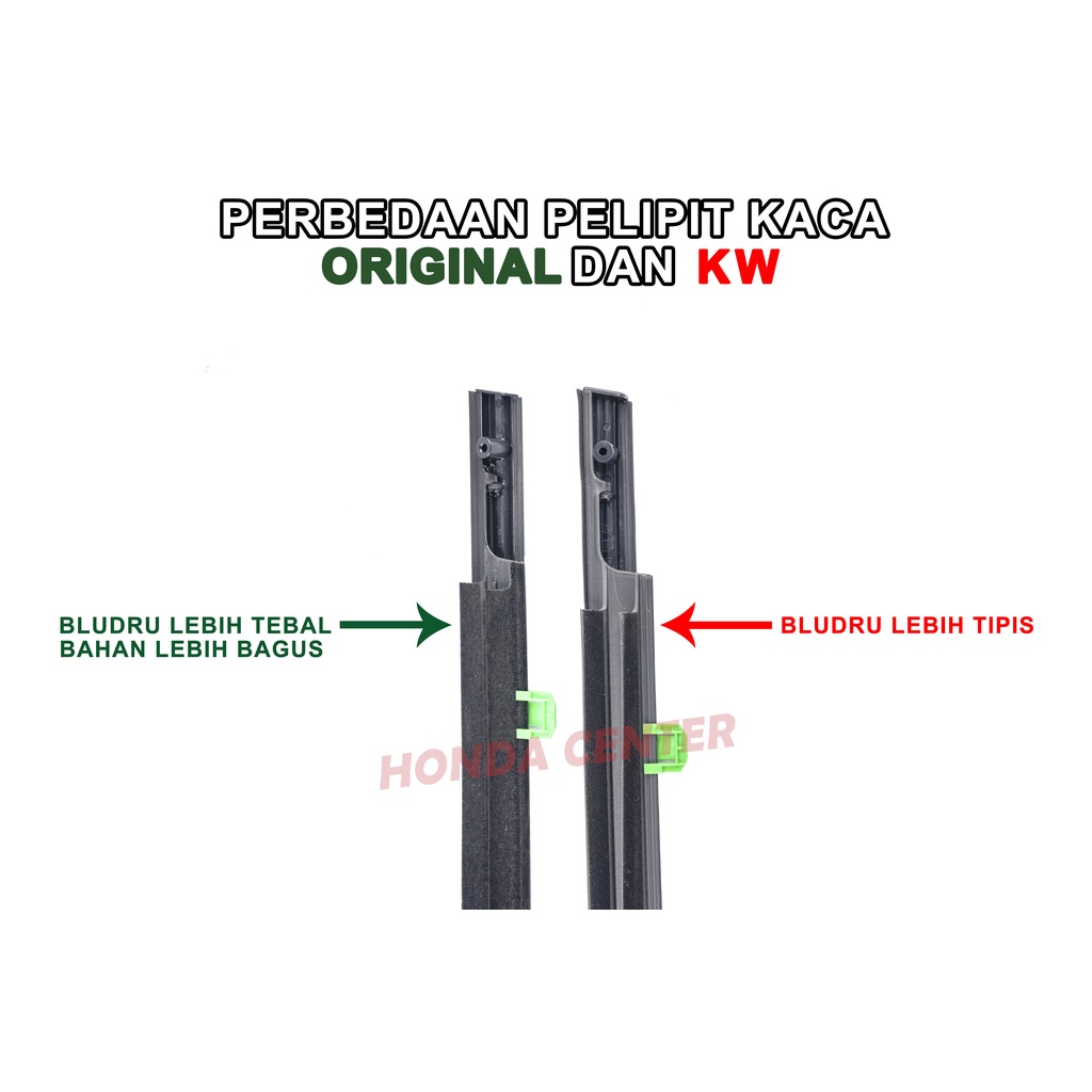 ORIGINAL HONDA, molding pelipit karet kaca pintu luar crv gen4 2013 2014 2015 2016 2017 depan kanan