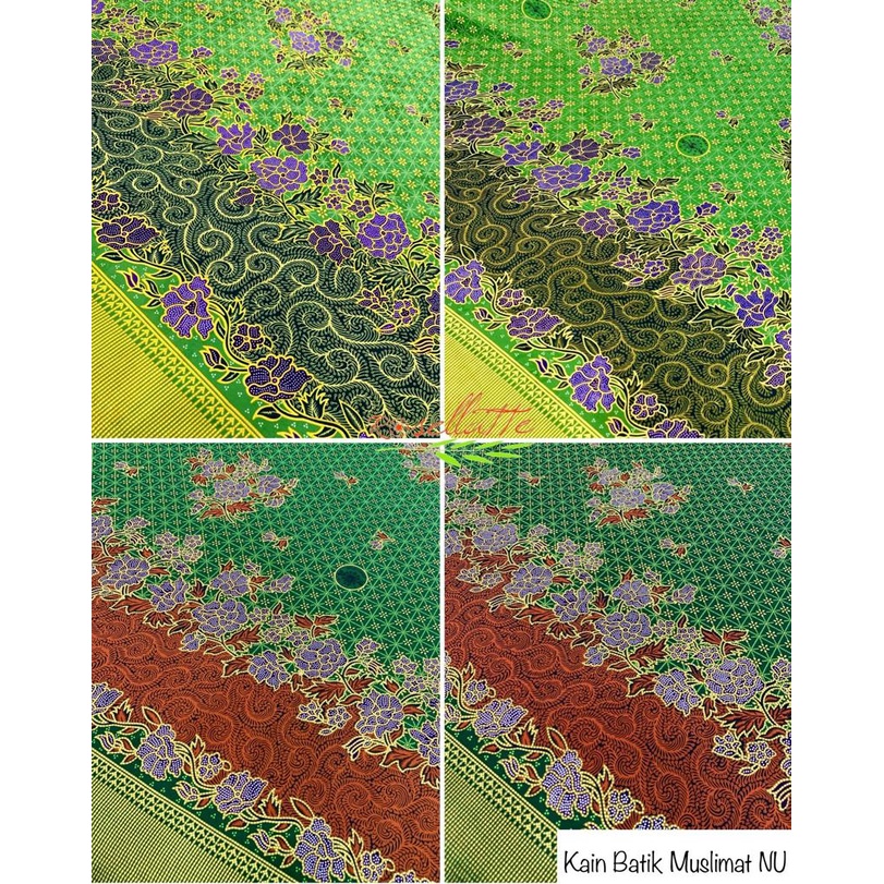 KAIN BATIK MUSLIMAT NU SEMI SUTRA & POLYESTER