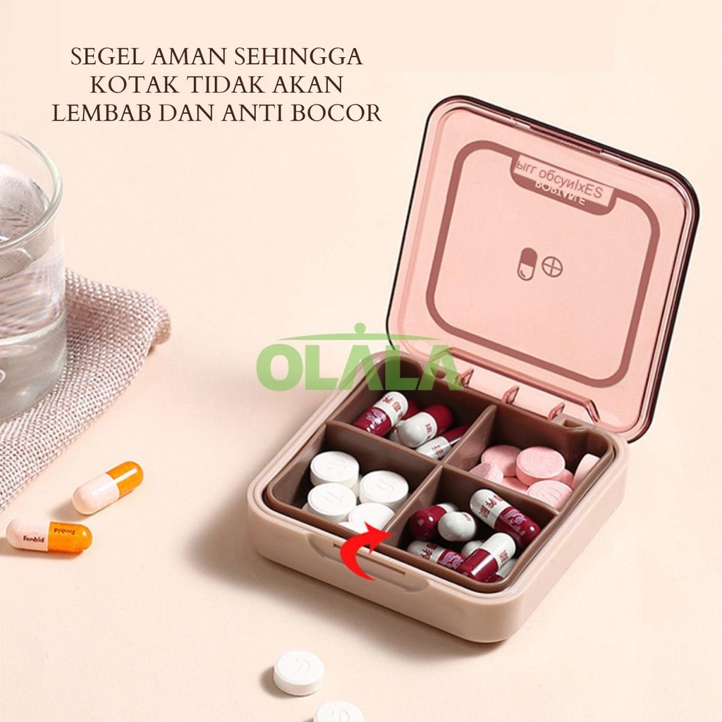 KOTAK OBAT PORTABLE KAPASITAS BESAR ANTI LEMBAB SERBAGUNA OLL-4269