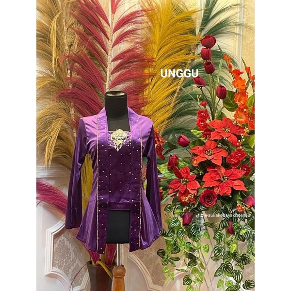 Kebaya bludru tabur L 95,xl 100,xxl 110,xxxl 115,xxxxl 120