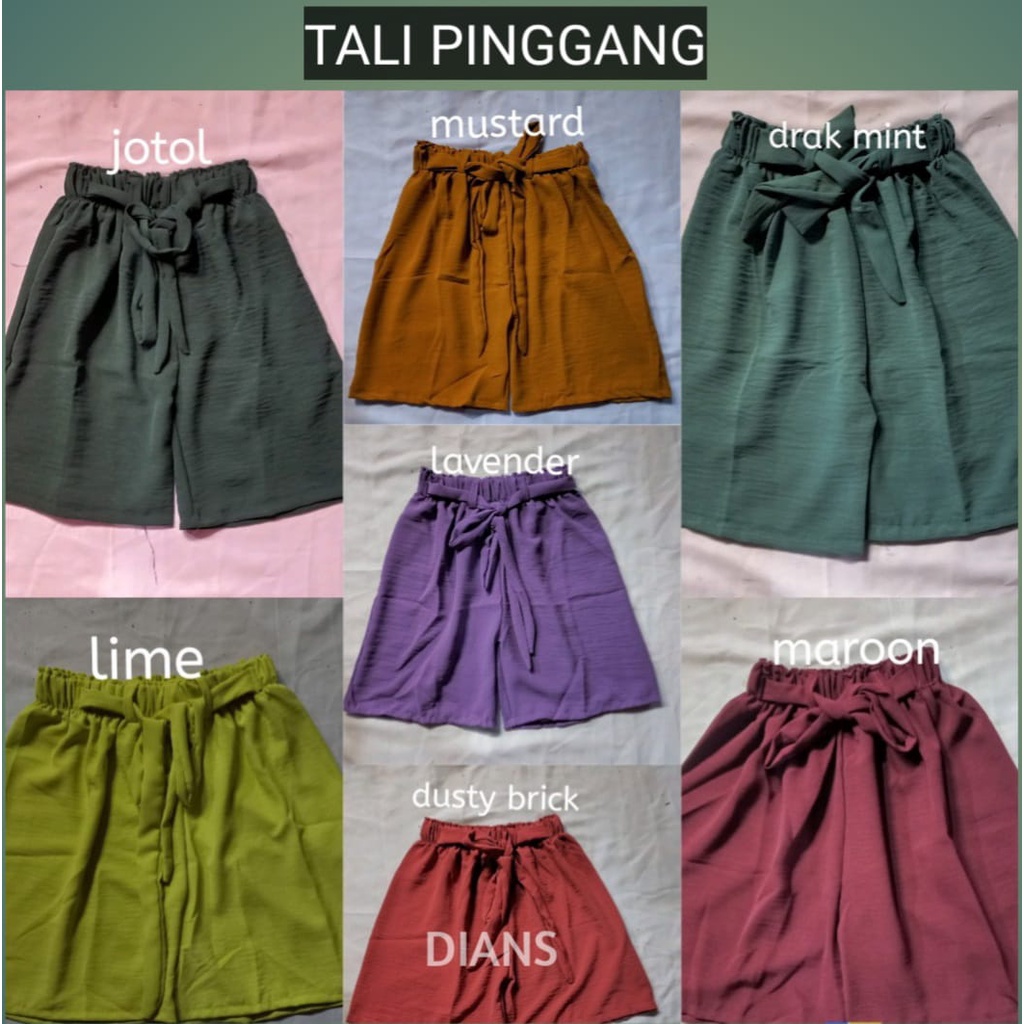 Hot Pants Crinkle Airflow Best Seller II Bawahan Wanita Termurah