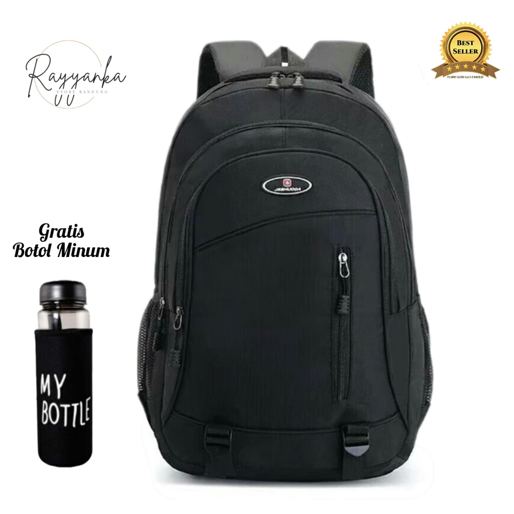 Tas Ransel Pria Model Xpls88 Gratis Botol Minum Backpack Pria Untuk Sekolah Kuliah Kerja