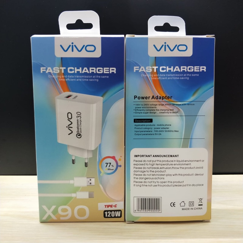 Charger Vivo X90 Micro Type C Batok Berat SuperVooc Fastcharging Charger Vivo Terbaru terpopuler murah lebay BY SMOLL